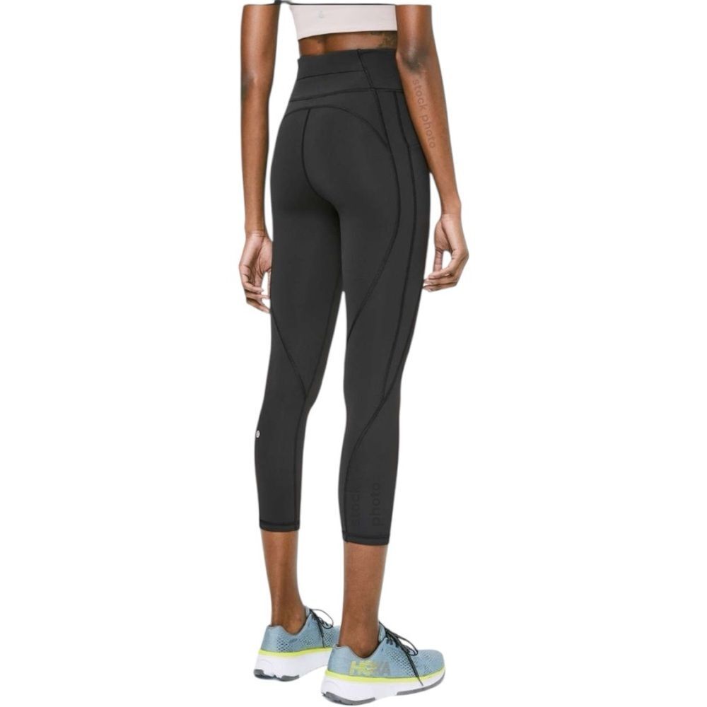 Lululemon Time To Sweat Crop W6AWSS Women’s 6 Black Yoga Athleisure Pickleball